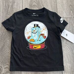 Nike Kids Black Graphic Tee